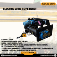 Palans électriques à câble INOVIC CRM 2 tonnes, portée de levage 10 mètres |   Chariot de grue métallique robuste avec protection IP55 et frein à impulsion