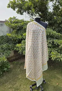 Pure Cotton Summer <b>Sarong</b> Lightweight Breathable Fabric Wrap for Women Beach Wear Swimsuit Floral Print Pareo at Bulk Price - Product Image 5