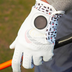 Gants de golf en cuir Cabretta personnalisés les plus vendus, respirants, confortables, antidérapants, pour hommes - Product Image 2