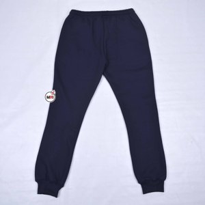 MRI Navy Blue Full Length <b>Joggers</b> Embroidered Logo Drawstring Waist Casual Pants Breathable Wholesale Regular Fit Autumn Wear - Product Image 4