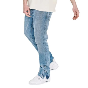 กางเกงยีนส์ผู้ชายคุณภาพสูงขายส่ง ทรงหลวม ยืดได้ ขากว้าง ใส่สบาย - Product Image 6