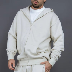 Track Suit Casual Wear Reguler Fit Men'S Tracksuits 2 Pieces Zup-Up <b>Hoodie</b> and Jogger Pants Set for Men With Coffs - Product Image 3