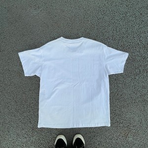 เสื้อยืดโอเวอร์ไซส์สั่งทำพิเศษ สไตล์สตรีทแวร์ฤดูร้อน ผ้าคอตตอนหนานุ่ม พิมพ์ลายกราฟิก ทรงครอป บ็อกซี่ ประดับเพชร สำหรับผู้ชาย - Product Image 2