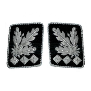 Insignes de luxe en fil métallique pour col de chemise, style Oberstgruppenführer, pour uniforme de cérémonie - Product Image 1