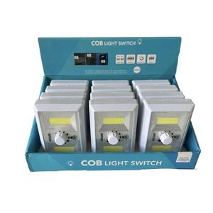 COB Light Switch LED Night Light With <b>Dimmer</b> Button For Indoor Outdoor Use - Product Image 1