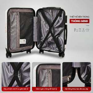 Durable ABS Hard Shell Luggage 11 Colors Available Hardside Suitcase Spinner <b>Wheels</b> Lightweight Travel Bag Wholesale OEM Bulk - Product Image 4