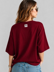 Camiseta de Mujer Personalizada 100% Algodón, Sexy, Formal, con Logotipo Personalizado, Manga Corta, Cuello Redondo, Ecológica, para Verano - Product Image 3
