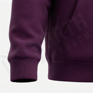 Sweat-shirt à capuche en coton, grande taille, molleton bouclette 500 g/m², tricoté uni, personnalisable avec impression et broderie, collection Printemps, haut de gamme épais - Product Image 6