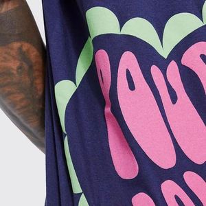 Camiseta de Algodón de Alta Calidad con Estampado Puff, Corte Regular, Diseño Gráfico, Ecológica, Transpirable, Manga Corta, Cuello Redondo, Informal - Product Image 4