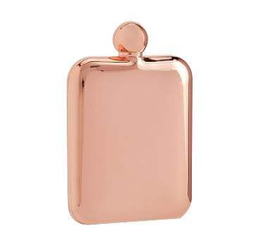 Gourde rectangulaire en cuivre anti-fuite, style vintage, pour whisky, bouteille de liqueur portable, idéale pour les cadeaux, vente en gros - Product Image 2
