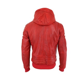 Vestes d'hiver pour hommes grande taille, veste en cuir PU à fermeture éclair slim pour hommes, manteau d'automne pour hommes, noir - Product Image 2
