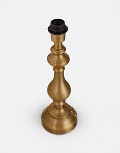 Lampe de table moderne en laiton sans abat-jour, éclairage décoratif élégant fait à la main pour la maison, le bureau, le restaurant, le café - Product Image 1
