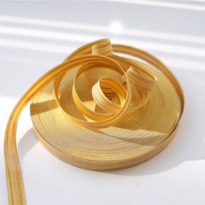 OEM Customized Eco-Friendly Gold Wire Metallic <b>Braids</b> French Lace Jacquard Technique Solid Design Stock Make Order Uniform Lace - Product Image 4