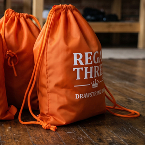 Regal Three Llc <b>Drawstring</b> <b>Backpack</b> Sportswear Storage Bag With Rope Handle Convenient Design Football <b>Drawstring</b> <b>Backpack</b> - Product Image 3
