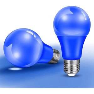 Bombilla LED de Luz Azul de 9W (Equivalente a 60W), Base E26, para Decoración del Hogar, Fiestas, Bodas, Bares, Paquete de 2 - Product Image 1