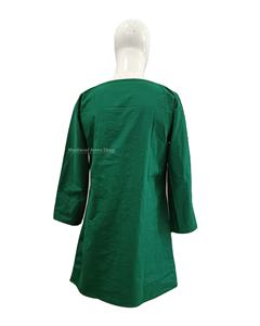 Túnica Medieval Verde de Algodón, Camisa de Disfraz Vikingo de Longitud Completa, Ropa de Guerrero Caballero para Reenactment Renacentista, Pascua, Navidad - Product Image 4