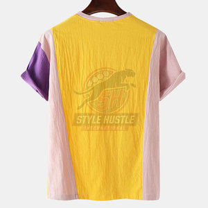 Camiseta de Moda 2026, Diseño Moderno, Corte Holgado, Cuello Redondo, 100% Algodón, Estampada en Diferentes Colores para Hombre - Product Image 2
