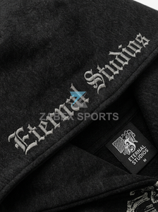 Sudadera con Capucha Premium para Hombre, con Diseño Decorativo de Pedrería, Estilo Casual, Personalizable, de Lujo, Talla Grande - Product Image 6