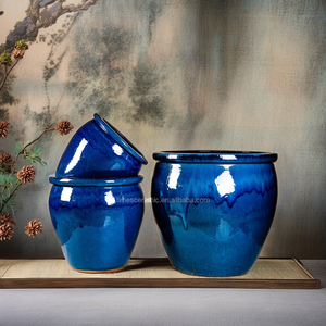 Trung Quốc tráng men gốm Chậu hoa cho các nhà máy khác nhau trang trí sân vườn - Product Image 1