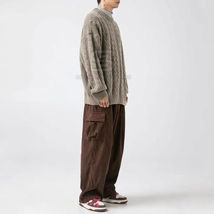 Pulls en tissu doux pour hommes, style pull-over, vêtements chauds pour l'hiver, décontractés et pour tous les jours, pulls en tricot tendance pour hommes - Product Image 2
