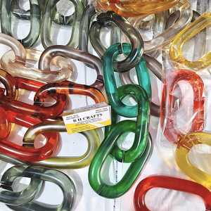 Eslabones de Cadena Hechos a Mano con Resina Epoxi Transparente de Alta Calidad, Decoración Colorida para Colgar en la Pared, Proyectos de Bricolaje, Ángel Artístico de Graduación - Product Image 2