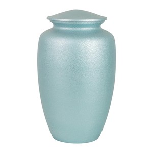Urne funéraire en métal AHO GREEN CLASSIC TEXTURE pour cendres humaines adultes, 200 pouces cubes, design personnalisable, durable - Product Image 5
