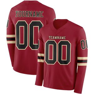 Camiseta de Fútbol Personalizada de Manga Larga y Transpirable con Logotipo Frontal, Camiseta de Equipo de Primera Calidad - Product Image 1