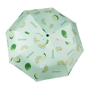 Fruit Pattern 3 Fold Manual <b>Umbrella</b> <b>Windproof</b> UV Protection Portable Rain Parasol for Adults Travel - Product Image 5