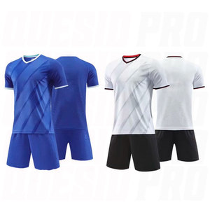 Ensemble de maillot de football à manches courtes pour hommes, uniforme de football, survêtement de football pour adultes, maillot respirant à séchage rapide - Product Image 1