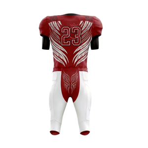 Nouvelle Arrivée - Ensembles d'uniformes de football américain pour hommes, personnalisables, vente en gros, manches courtes, respirants, grandes tailles pour équipe, MOQ 10 ensembles - Product Image 5