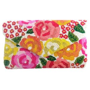 Elegante Bolso de Mano con Cuentas, Cartera de Noche de Diseño, Bolso de Mano Bordado con Cuentas Hecho a Mano, Cartera de Novia - Product Image 6