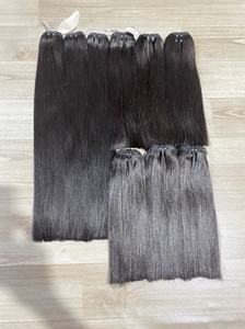 Extensiones de cabello humano vietnamita natural recto doble dibujado 100%, cutícula alineada, tejido de pelo al mejor precio para mujeres negras - Product Image 6