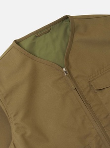 เสื้อแจ็คเก็ตทำงานผ้าฝ้ายคุณภาพสูงสำหรับผู้ชาย ผ้าแคนวาสใส่สบาย ระบายอากาศได้ดี สีกากี - Product Image 6