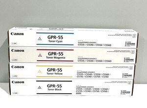 ชุดหมึกโทนเนอร์แท้ GPR-55 สีดำ CMYK ของแท้ - Product Image 3