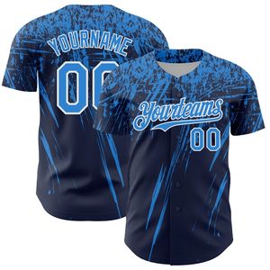 Maillot de baseball 100 % coton biologique à boutons, impression par sublimation personnalisée, antibactérien, col en V, sangle en T sur le devant, nom d'équipe personnalisé - Product Image 1