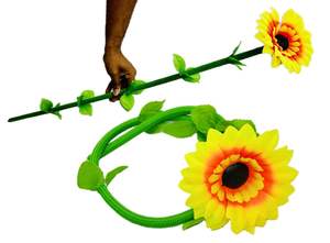 Truco de Magia: Cuerda Rígida de Girasol que se Transforma en Flor, Cuerda Rígida Clásica con Temática Floral - Product Image 5