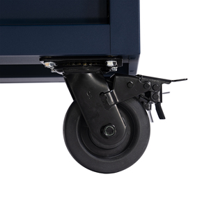 Wholesale CSPS 76cm Blue 5 <b>Drawer</b> Rolling Tool Cabinet with Wood Top for Garage <b>Workshop</b> Storage - Product Image 3