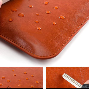 Funda de Cuero Crazy Horse para Laptop, Funda Protectora para Laptop de Trabajo, Oficina, Viajes, para Macbook, Estilo Ejecutivo - Product Image 4