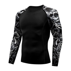 Camiseta Deportiva de Compresión Elástica de Manga Larga para Hombre, Fabricante Profesional - Product Image 5