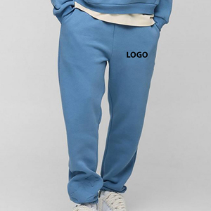 Men's Casual Hip Hop Straight Leg Eco-Friendly Breathable Sweatpants Mid-Waist Jogger Customized Print Cotton Washed Street Wear - Product Image 1