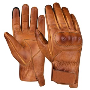 Guantes de Motociclismo Transpirables de Cuero, Guantes de Ciclismo para Carreras de Motos con Pantalla Táctil, Guantes Personalizados para Hombre, Soporte OEM - Product Image 5