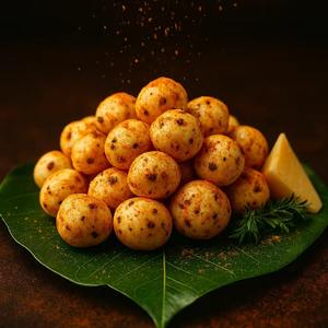 Makhana (Nueces de Zorro) Tostadas y Saborizadas con Queso y Hierbas, Bocadillo Gourmet de Proteína, Hecho en India, Paquete de 90 g - Product Image 1