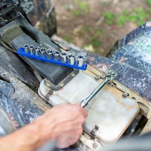 Set di Chiavi a Bussola Metriche in Acciaio al Cromo Vanadio con Attacco da 1/2 Pollice - Product Image 3