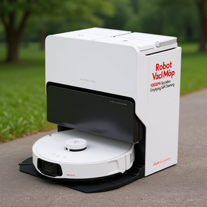 Robot aspirateur et serpillière avec aspiration de 10000 Pa, vidage automatique et auto-nettoyant - Product Image 3