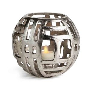 Elegante portavelas de metal de diseño que refleja la luz suavemente, mejorando el ambiente y la atmósfera, de una calidad increíble. - Product Image 1