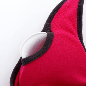Sujetador deportivo para mujer, ligero, de tela elástica suave, transpirable, que absorbe la humedad, de secado rápido, con soporte, para uso diario. - Product Image 4
