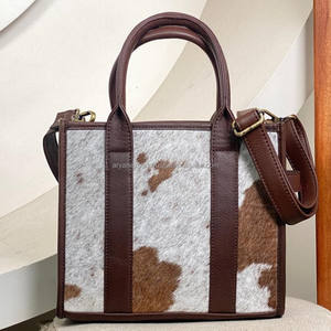 Haute qualité 2025 nouveau concepteur en cuir de vachette véritable sac à bandoulière épaule sac de messager sac fourre-tout sac à main carré pour les femmes - Product Image 4