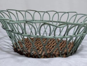 Panier à fruits en métal à motif floral, bol décoratif en fil métallique, idéal pour le stockage de fruits, légumes et collations, construction en métal durable - Product Image 6