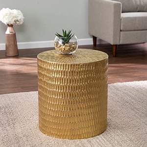 Mesa Auxiliar Metálica Jazzy que Agrega un Toque Distintivo a las Salas de Estar Mientras Sirve para Lámparas, Decoración y Objetos Esenciales - Product Image 3