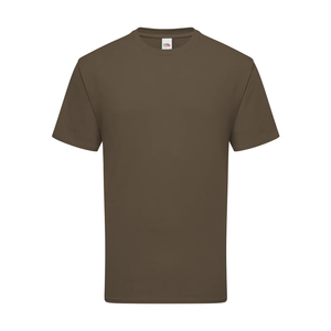 T-shirt unisexe Fruit of the Loom Iconic 195 Ringspun Premium, olive, 100% coton, poids lourd, 195 g/m² - Product Image 2